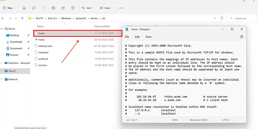 DNS 中毒又名 DNS 欺骗:含义、预防和修复 8 Checking Hosts file for any uncommented entries unless you put them there