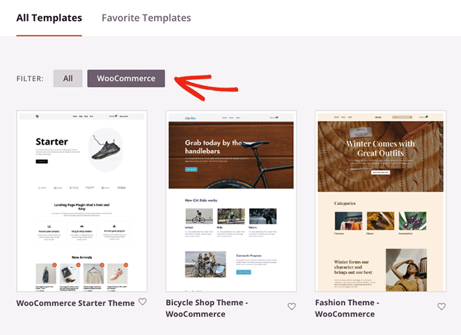 WooCommerce-Vorlagenkits