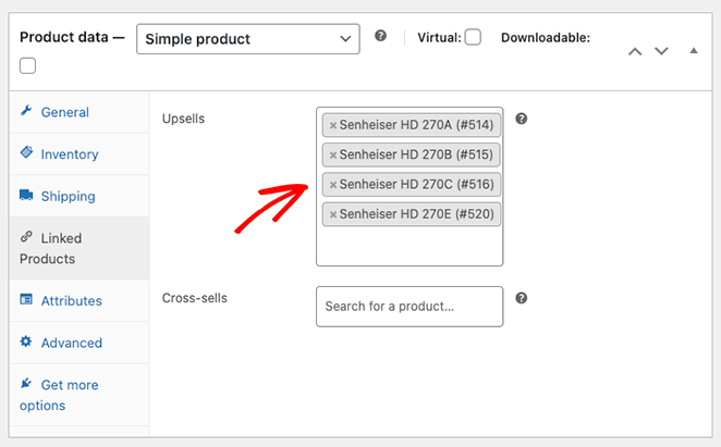 Fügen Sie WooCommerce-bezogene Produkte hinzu