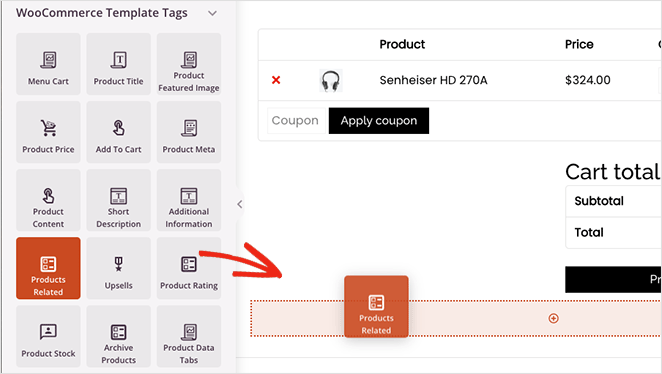 Block für WooCommerce-Produkte