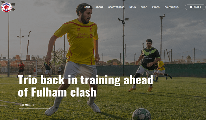축구 클럽 및 축구 2022를 위한 9개 이상의 최고의 WordPress 테마 5 WordPress themes for football clubs and soccer