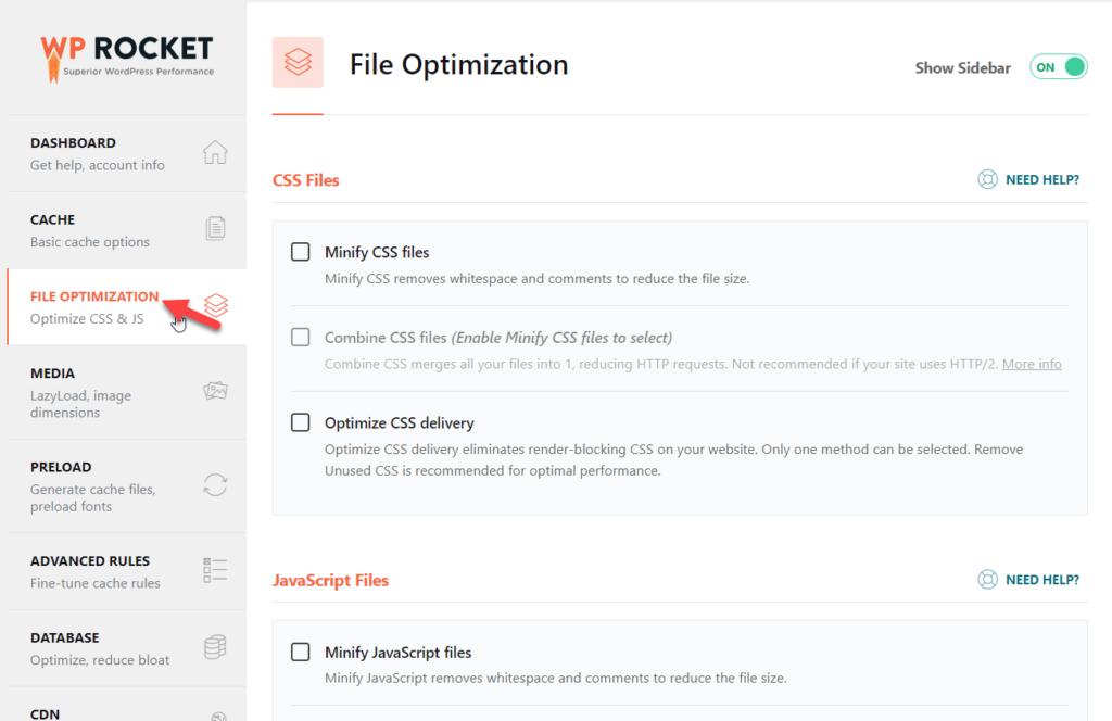 ottimizzazione dei file - minimizza i file wordpress