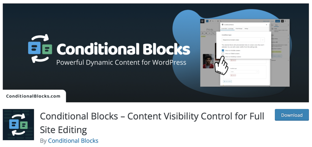 blocs conditionnels conditional-blocks-WordPress-plugin.png