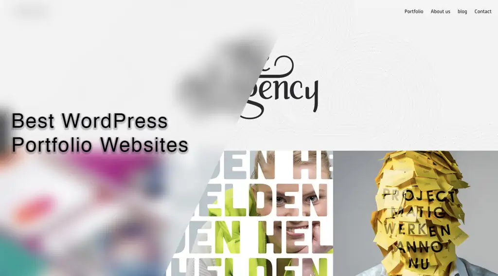 Inspiration für die besten WordPress-Portfolio-Websites