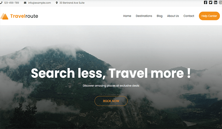 10 多个用于博客和代理网站的免费 WordPress 旅游主题 2022 9 zakra travel 51