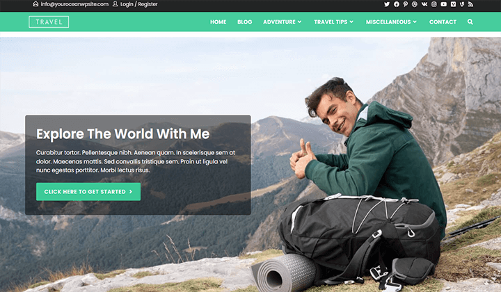 10 多个用于博客和代理网站的免费 WordPress 旅游主题 2022 5 free WordPress travel themes for blog and agency