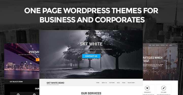 一頁 WordPress 主題