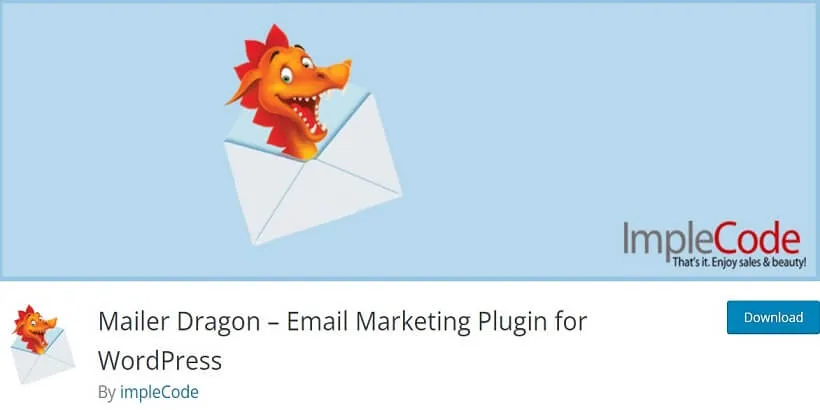 Mailer-Dragon-Best-Free-WordPress 电子邮件营销插件