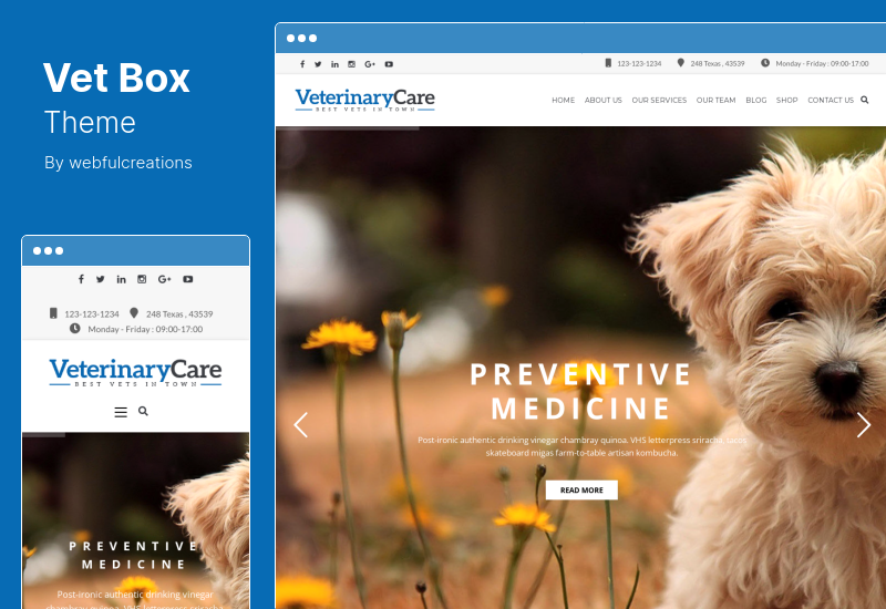 Tema VetBox - Tema WordPress Hewan & Perawatan Hewan Peliharaan