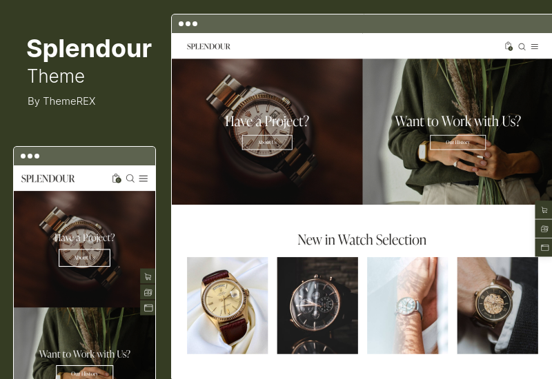 Splendor Theme - Tema WordPress Perhiasan & Jam Tangan