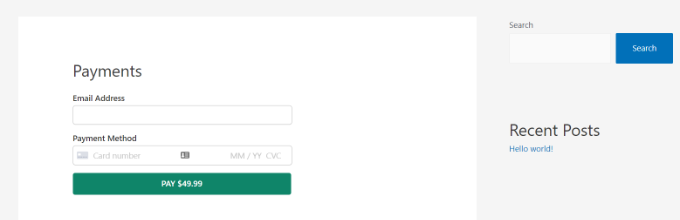 wpsimplepaypaymentformpreview - SeedProd WP Simple Pay Stripe Payment Form