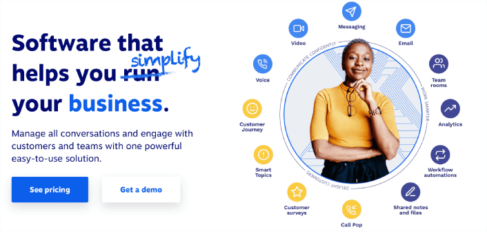 Generazione di lead Nextiva WordPress