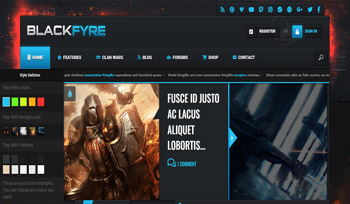 9+ migliori temi WordPress per giochi per siti di riviste, blog e recensioni 4 Gaming WordPress Themes