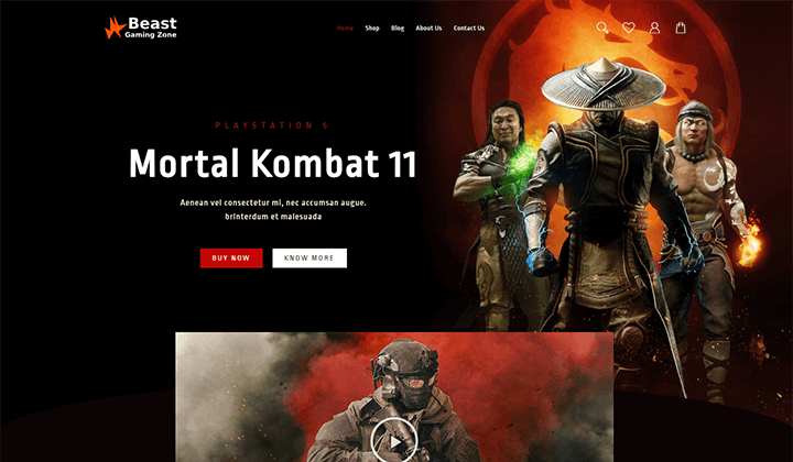 9+ migliori temi WordPress per giochi per siti di riviste, blog e recensioni 1 Gaming WordPress Themes