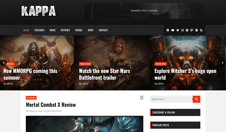9+ migliori temi WordPress per giochi per siti di riviste, blog e recensioni 6 Gaming WordPress Themes