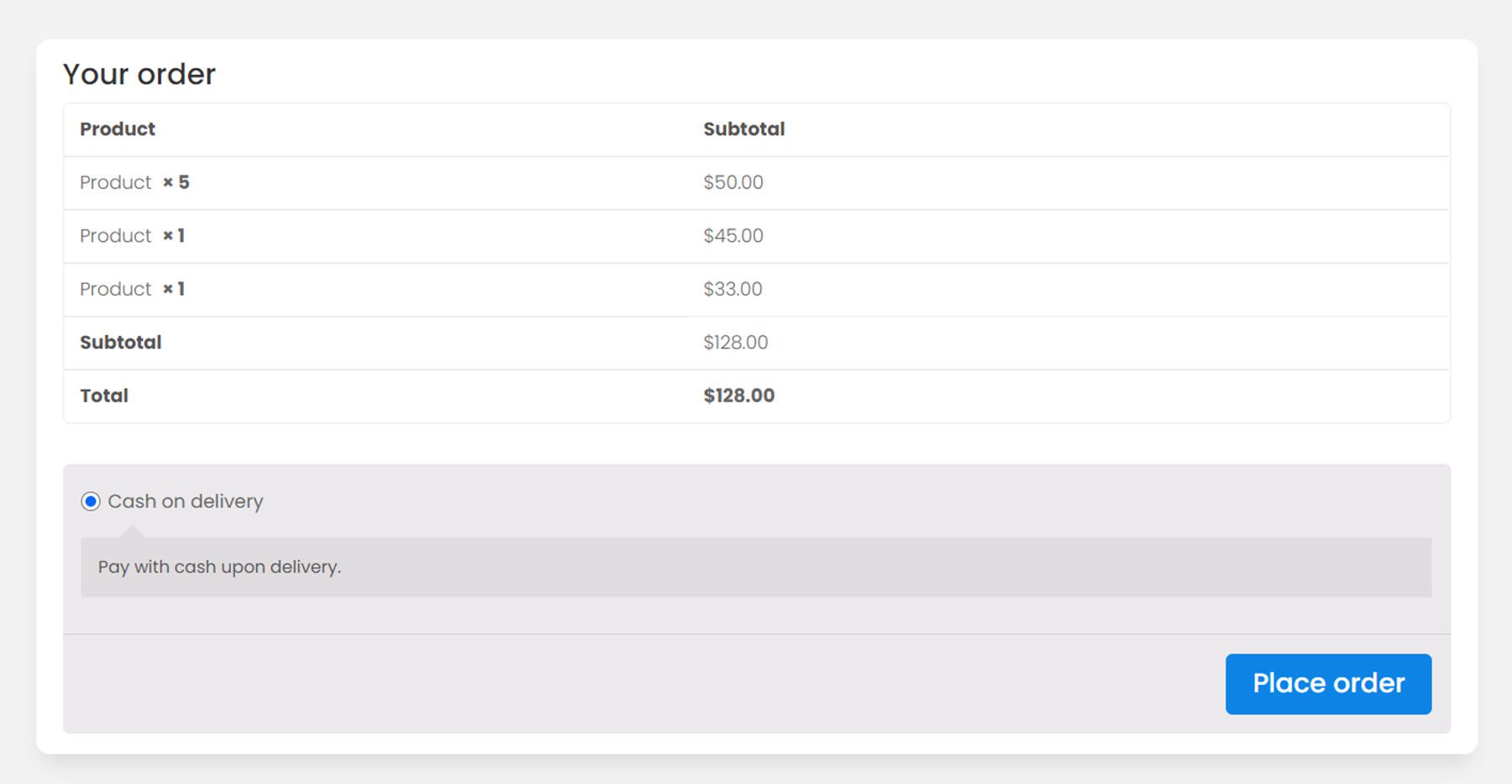 Divi 插件突出顯示 Divi Shop Builder 結帳訂單設計