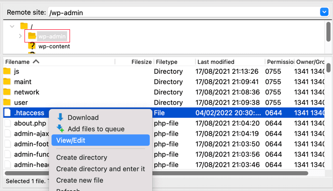 afficher-fichier-htaccess