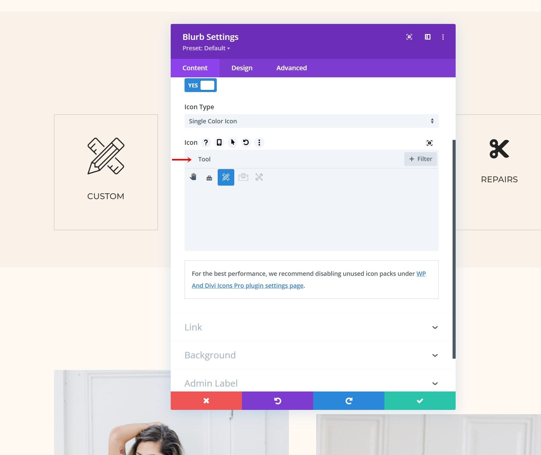 Учебное пособие по WP и Divi Icons Pro