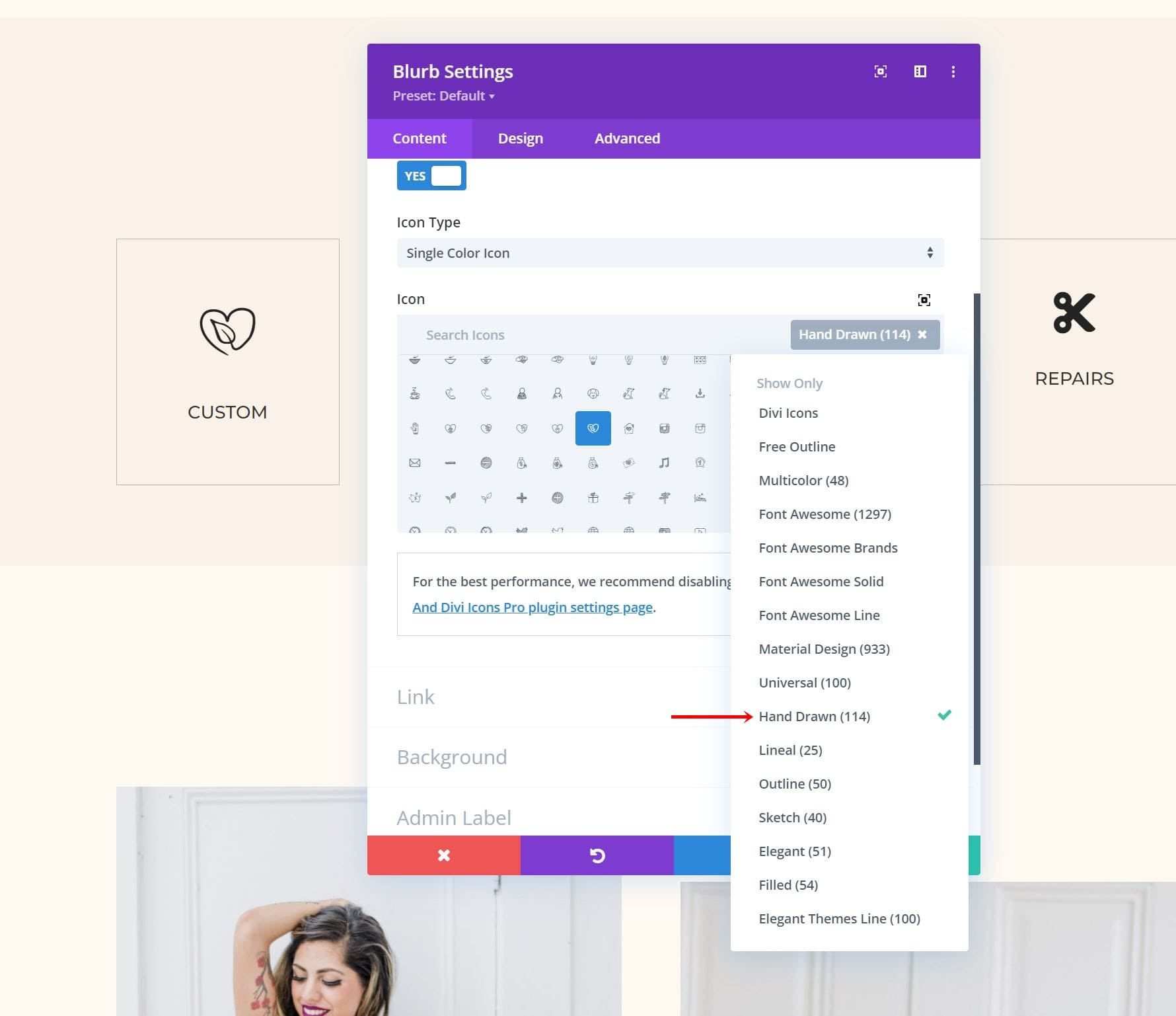 Учебное пособие по WP и Divi Icons Pro