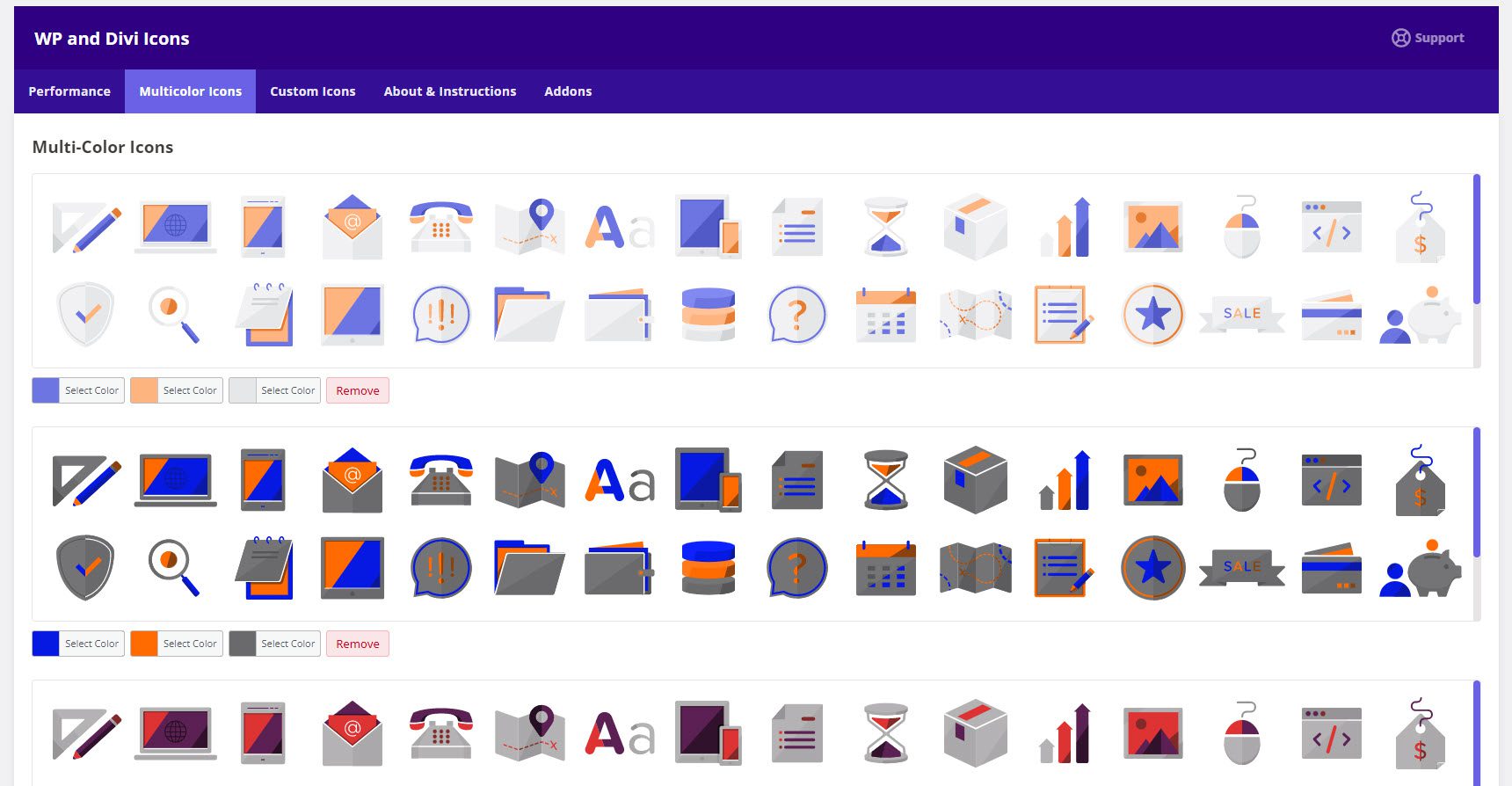 Настройки плагина WP и Divi Icons Pro