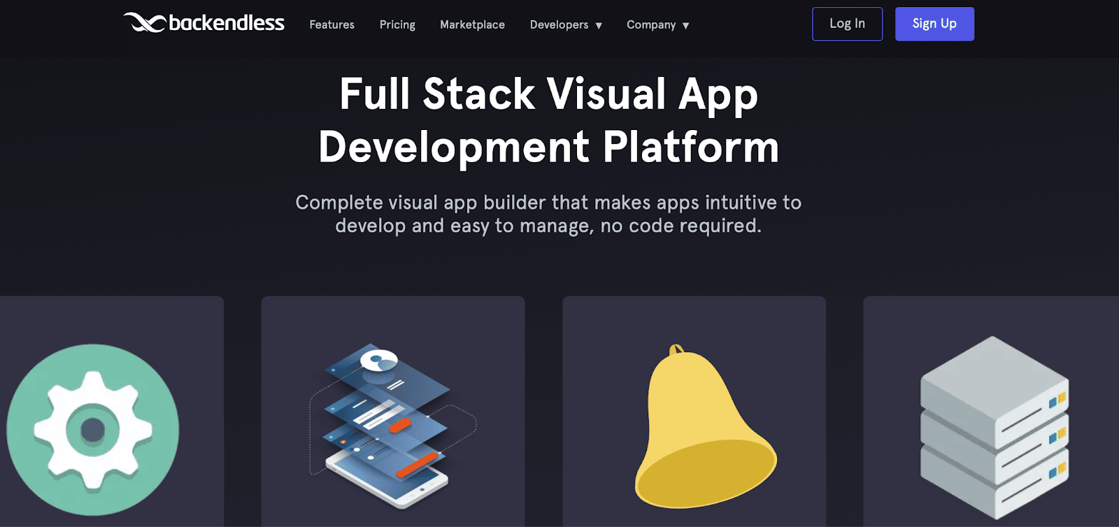 Plate-forme de développement sans back-end