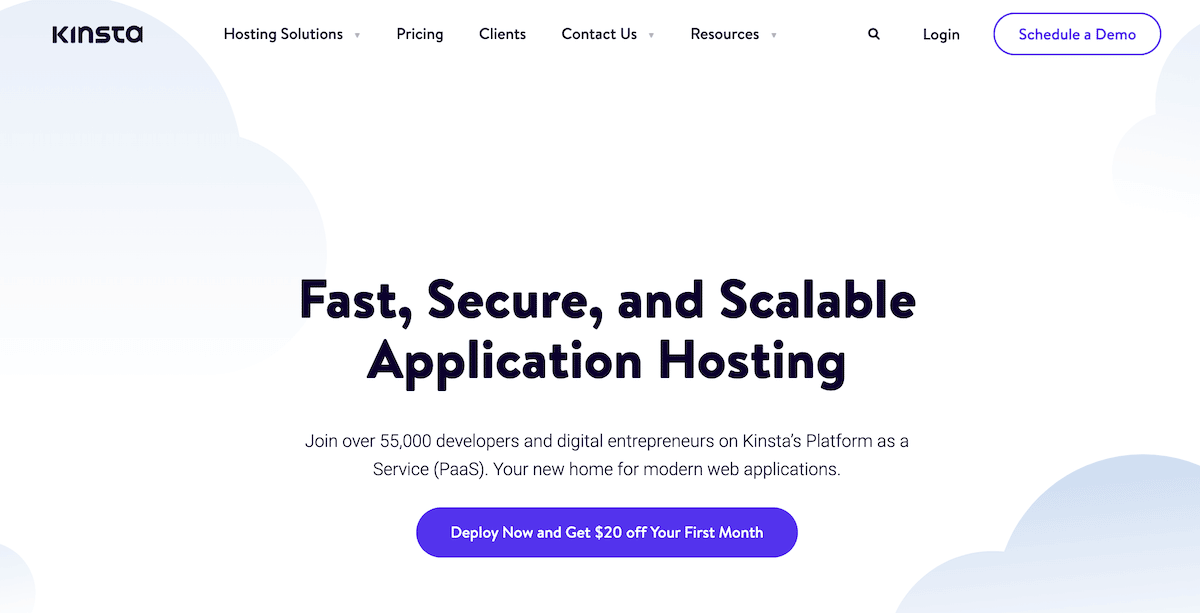 Hébergement d'applications Kinsta