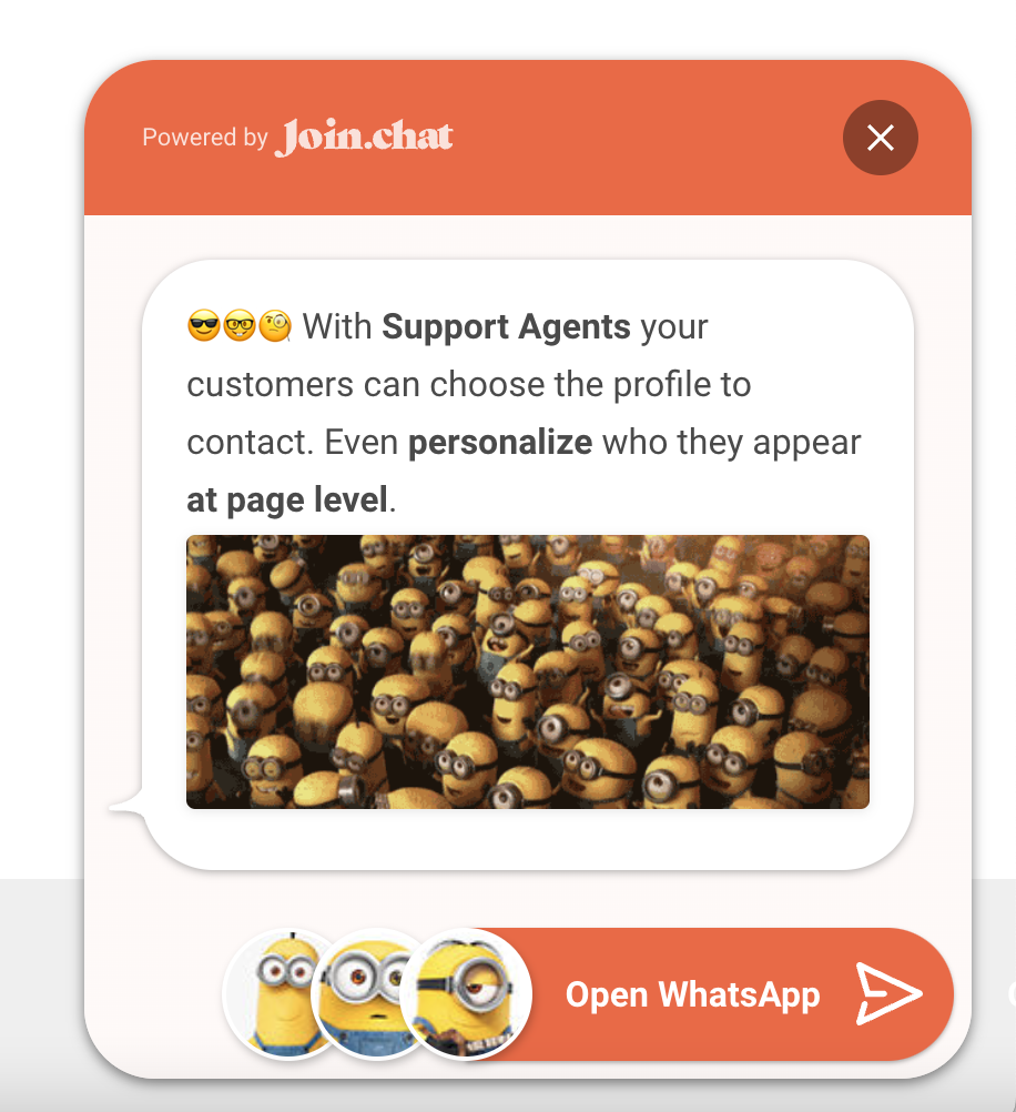 Агенты поддержки в Joinchat