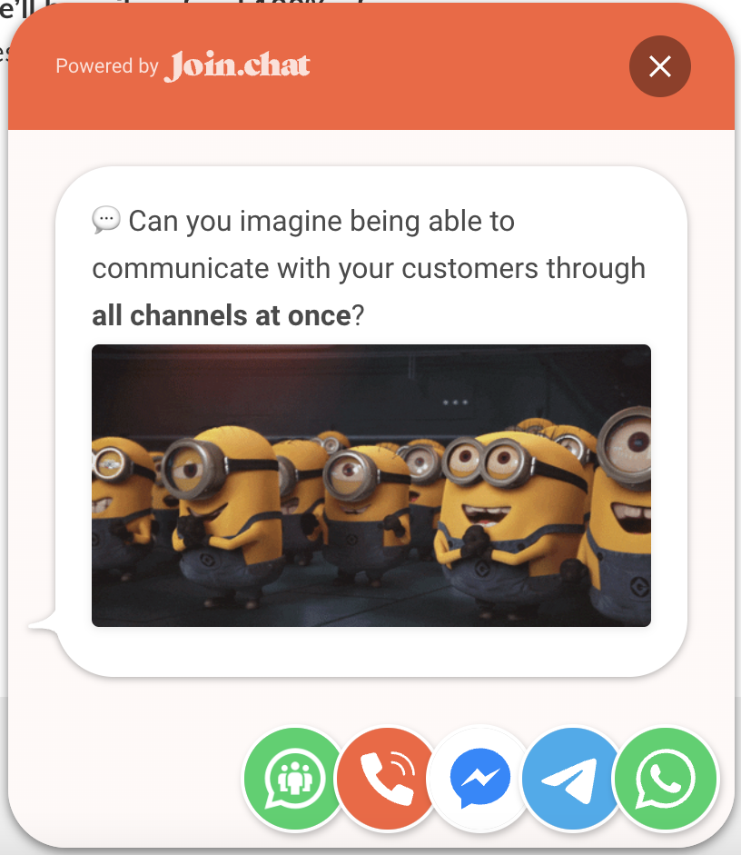 Multisaluran oleh Joinchat