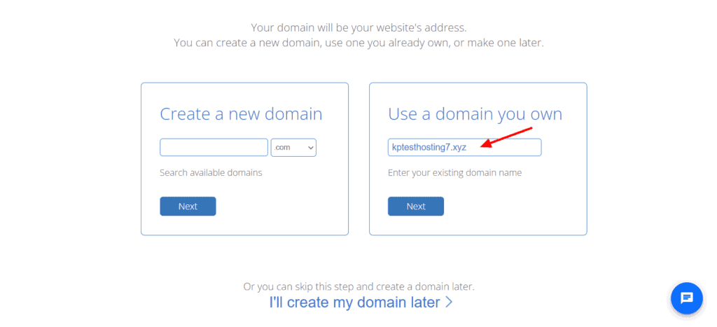 إضافة مجال إلى Bluehost