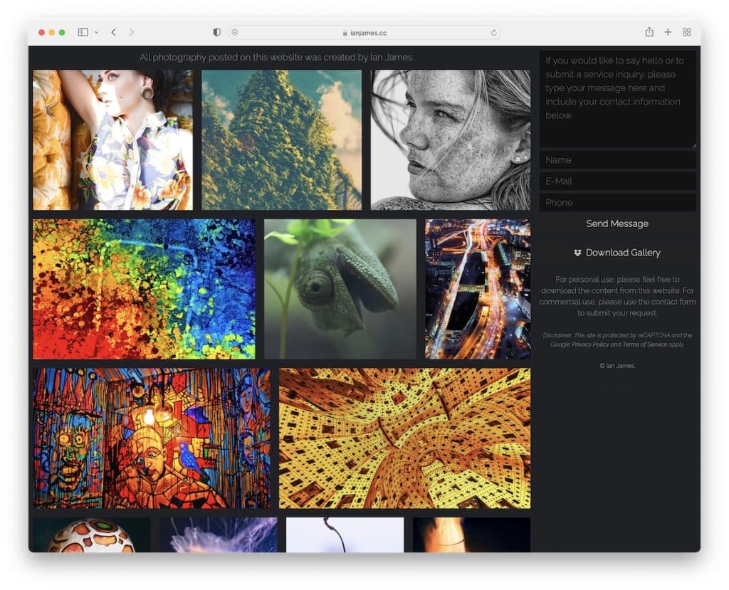 situs web ian james cardd