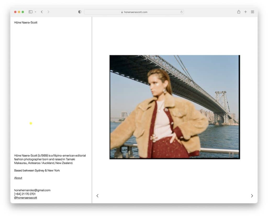 hone naera scott webflow 웹사이트