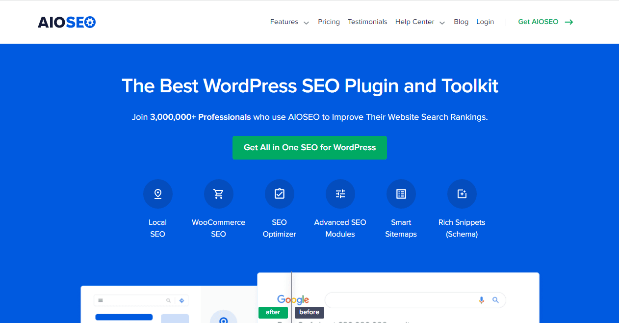 البرنامج المساعد AIOSEO
