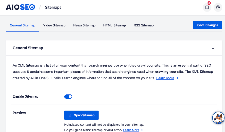 mappa del sito aioseo - IsItWP - Rilevatore di temi WordPress gratuito aioseo sitemap