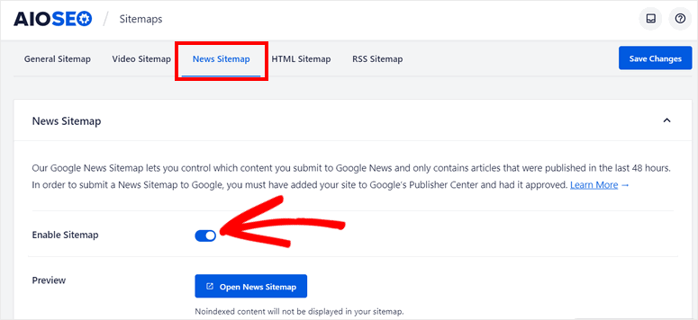 sitemaps aioseo invia il tuo sito a google news - IsItWP - Rilevatore di temi WordPress gratuito sitemaps-aioseo-submit-your-site-to-google-news