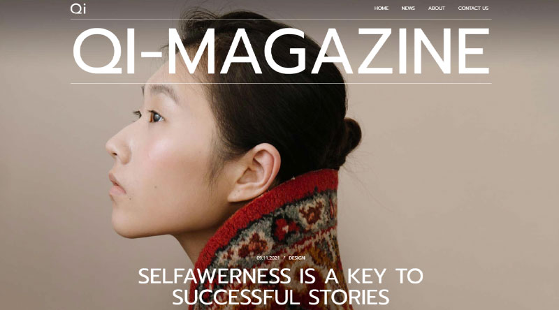 7 Template Blog WordPress Terbaik 12 Qi Magazine Demo