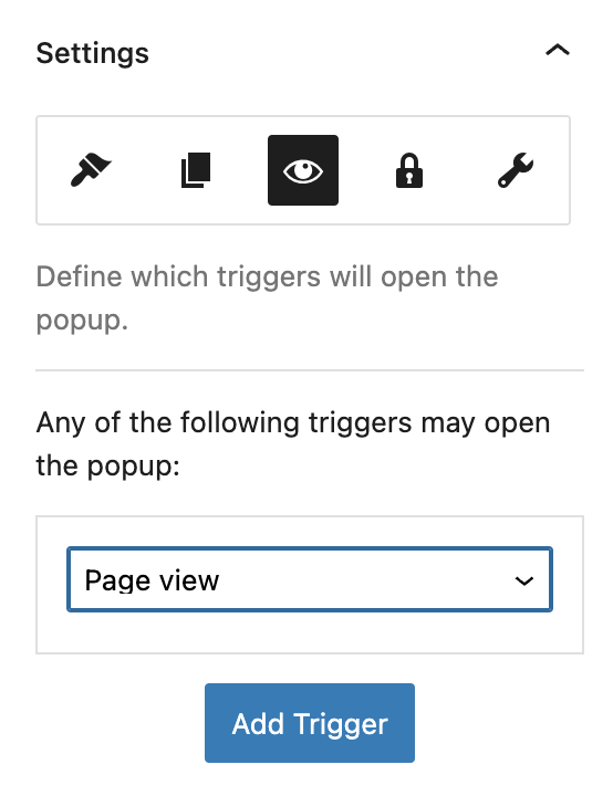 Il popup verrà visualizzato quando si visita la pagina