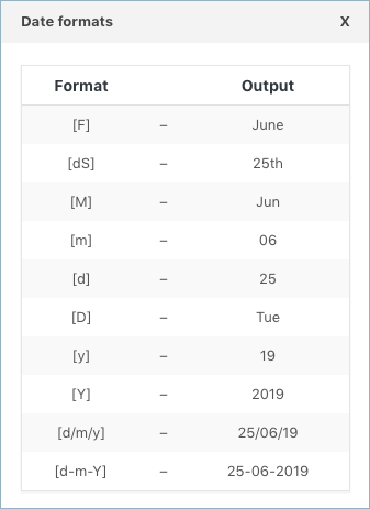 configurați formatul datei