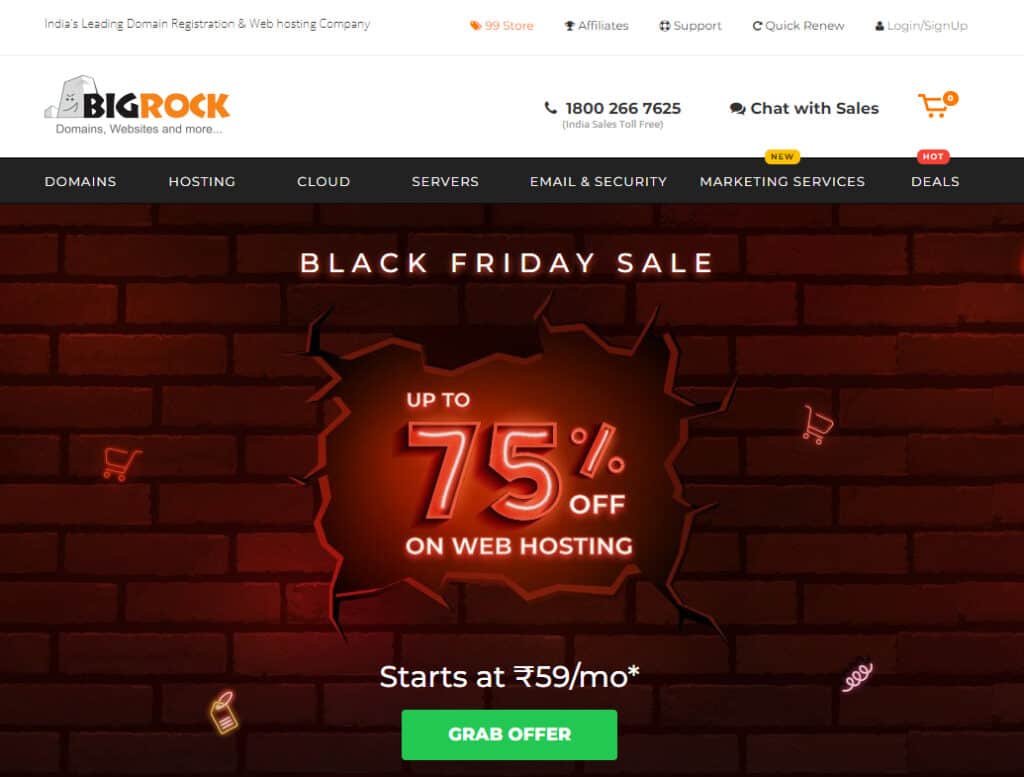 BigRock Hosting Black Friday Deal. في BigRock Hosting Black Friday Deal