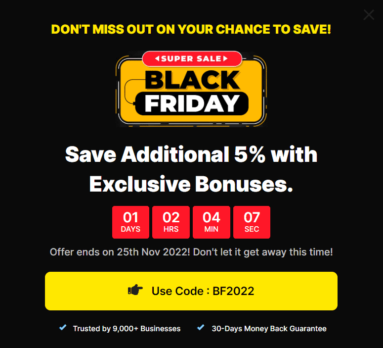 Offerta Black Friday Pabbly Connect