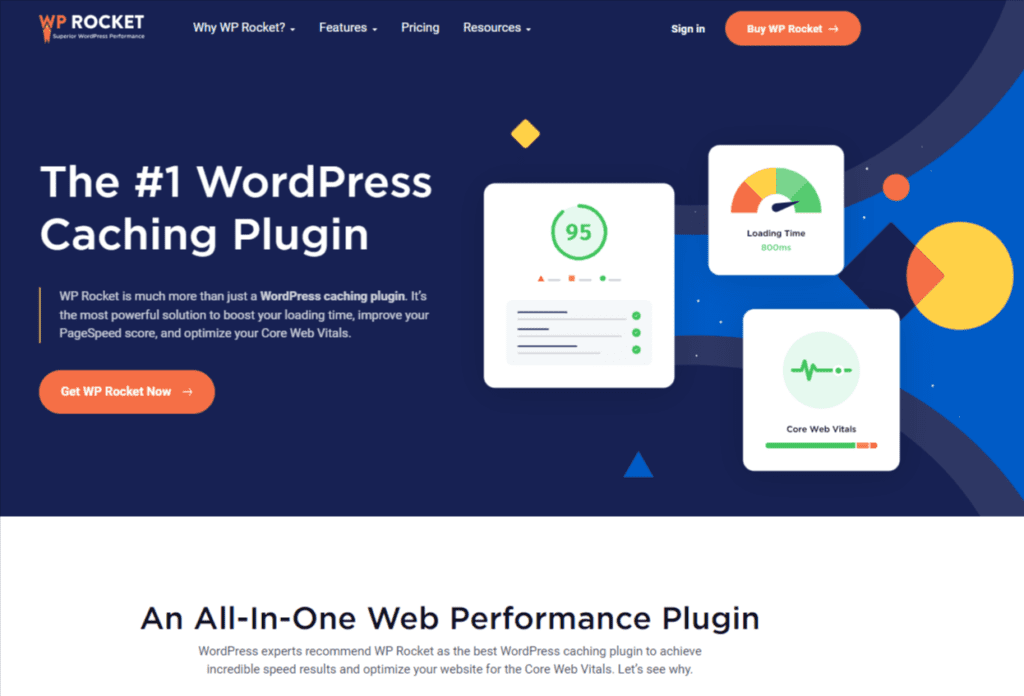 موقع ويب WP Rocket