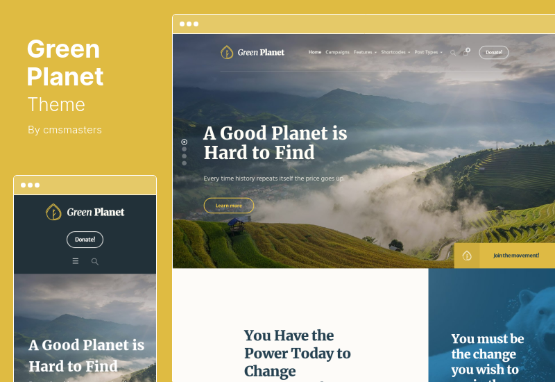 Tema Green Planet - Tema WordPress per ecologia e ambiente
