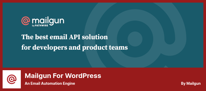 Mailgun لبرنامج WordPress الإضافي - محرك أتمتة البريد الإلكتروني
