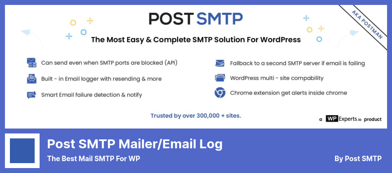 Post SMTP Mailer / Email Log Plugin - أفضل بريد SMTP لبريد WP