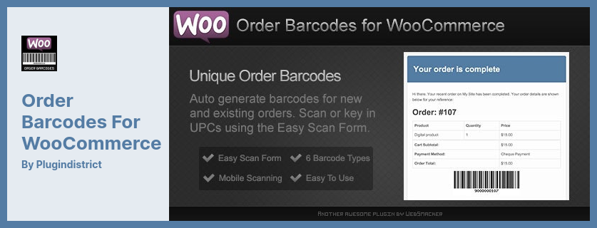 WooCommerce 插件的訂單條碼 - 最暢銷的訂單條碼插件