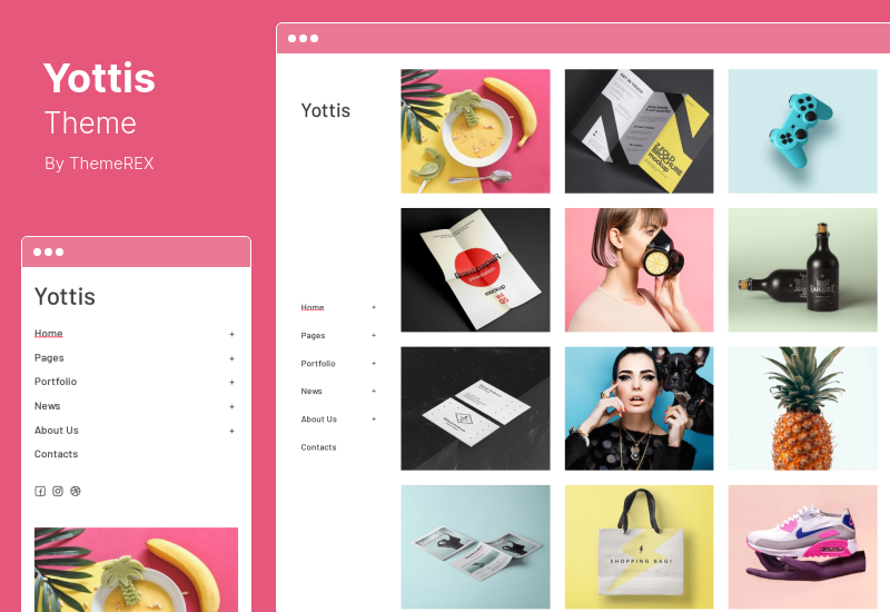 Yottis 主題 - 個人創意組合 WordPress 主題