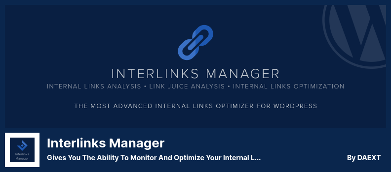 Plugin Interlinks Manager - Memberi Anda Kemampuan untuk Memantau dan Mengoptimalkan Tautan Internal Anda