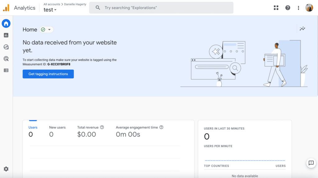beranda Google Analytics