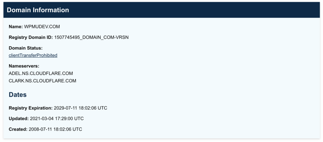 informasi tentang icann di wpmudev.com