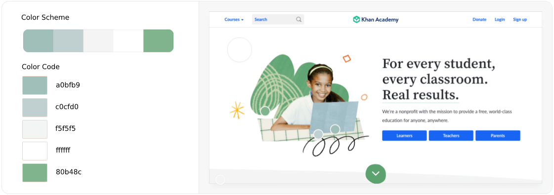 أفضل أنظمة ألوان مواقع الويب لتصميم الويب الحديث 13 Best Color Scheme for Educational Website