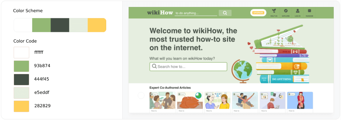 أفضل أنظمة ألوان مواقع الويب لتصميم الويب الحديث 17 Best Color Scheme for Wiki Website